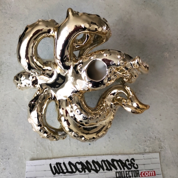 Chrome Octopus Kraken Statue - Picture 3 of 4